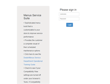 Tablet Screenshot of master.dealermenus.com