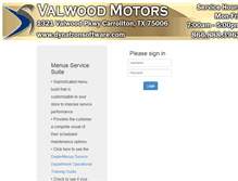 Tablet Screenshot of bg.dealermenus.com